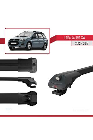 Lada Kalina SW 2013-2018 Arası ile uyumlu ACE-1 Ara Atkı Tavan Barı SİYAH