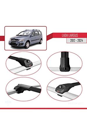 Lada Largus 2012 ve Sonrası ile uyumlu ACE-1 Ara Atkı Tavan Barı SİYAH