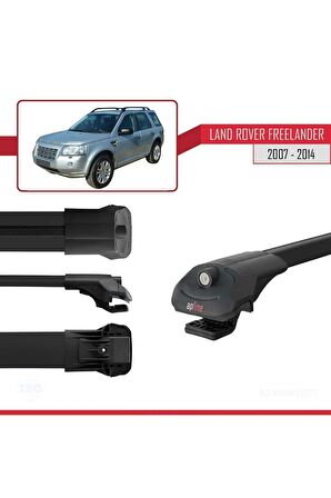 Land Rover Freelander 2007-2014 Arası ile uyumlu ACE-1 Ara Atkı Tavan Barı SİYAH 3 ADET BAR