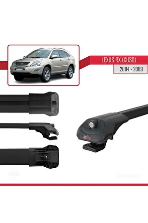 Lexus RX (XU30) 2004-2009 Arası ile uyumlu ACE-1 Ara Atkı Tavan Barı SİYAH