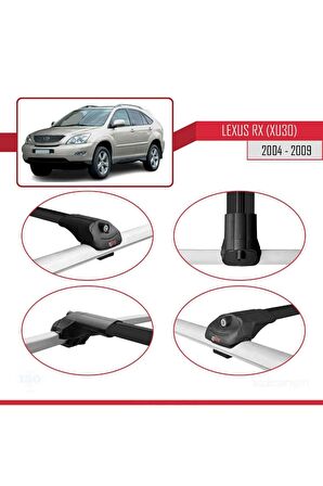 Lexus RX (XU30) 2004-2009 Arası ile uyumlu ACE-1 Ara Atkı Tavan Barı SİYAH