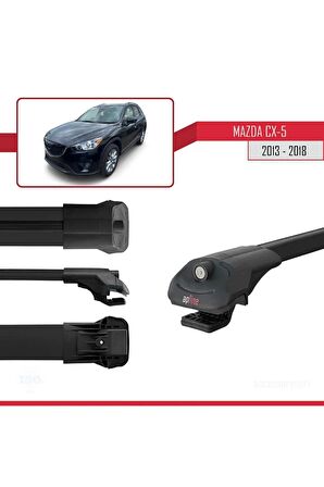 Mazda CX-5 2013-2018 Arası ile uyumlu ACE-1 Ara Atkı Tavan Barı SİYAH