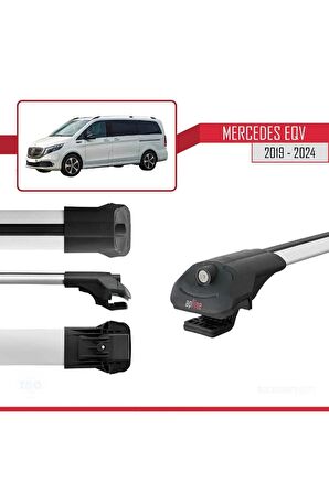 Mercedes EQV (W447) 2019 ve Sonrası ile Uyumlu ACE-1 Ara Atkı Tavan Barı GRİ