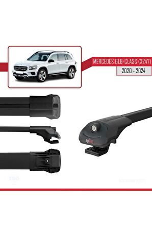Mercedes GLB-Class (X247) 2020 ve Sonrası ile uyumlu ACE-1 Ara Atkı Tavan Barı SİYAH
