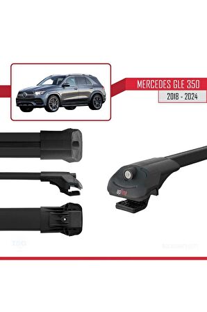 Mercedes GLE (V167) 2018 Sonrası ile uyumlu ACE-1 Ara Atkı Tavan Barı SİYAH