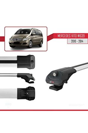 Mercedes Vito (W639) 2010-2014 Arası ile uyumlu ACE-1 Ara Atkı Tavan Barı GRİ