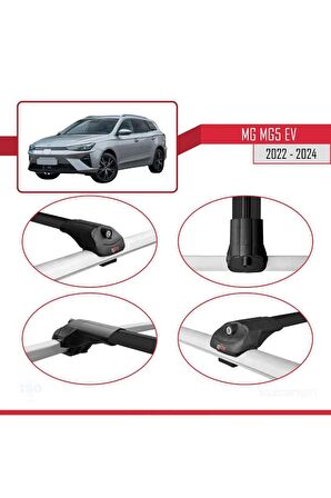 MG MG5 EV 2022 ve sonrası ile uyumlu ACE-1 Ara Atkı Tavan Barı SİYAH