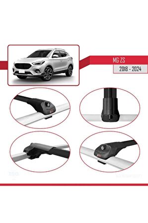 MG ZS 2018 ve Sonrası ile Uyumlu ACE-1 Ara Atkı Tavan Barı SİYAH
