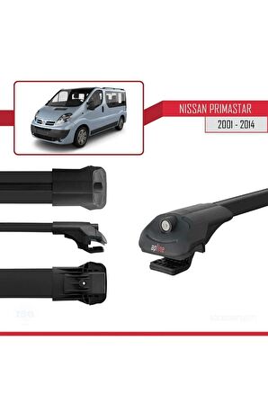 Nissan Primastar 2001-2014 Arası ile uyumlu ACE-1 Ara Atkı Tavan Barı SİYAH