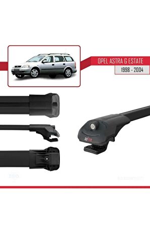 Opel Astra (G) SW 1998-2004 Arası ile uyumlu ACE-1 Ara Atkı Tavan Barı SİYAH