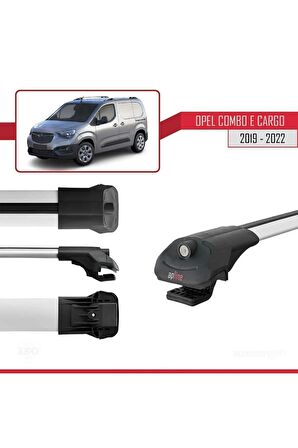 Opel Combo (E) Panelvan 2019-2024 Arası Ile Uyumlu Ace-1 Ara Atkı Tavan Barı Gri
