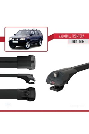 Vauxhall Frontera 1992-1998 Arası ile uyumlu ACE-1 Ara Atkı Tavan Barı SİYAH