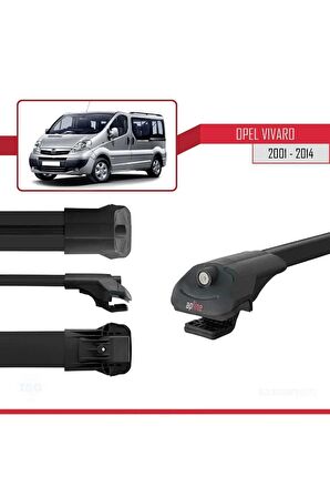 Opel Vivaro 2001-2014 Arası ile uyumlu ACE-1 Ara Atkı Tavan Barı SİYAH