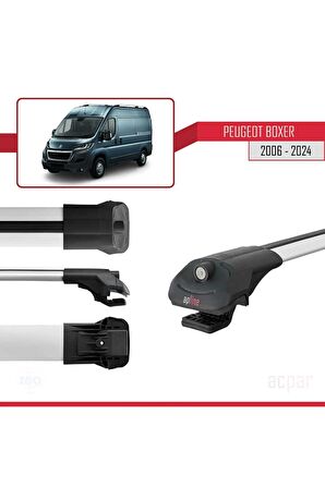 Peugeot Boxer 2006 ve Sonrası ile uyumlu ACE-1 Ara Atkı Tavan Barı GRİ