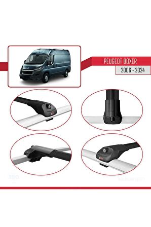 Peugeot Boxer 2006 ve Sonrası ile uyumlu ACE-1 Ara Atkı Tavan Barı SİYAH
