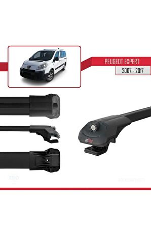 Peugeot Expert 2007-2017 Arası ile uyumlu ACE-1 Ara Atkı Tavan Barı SİYAH