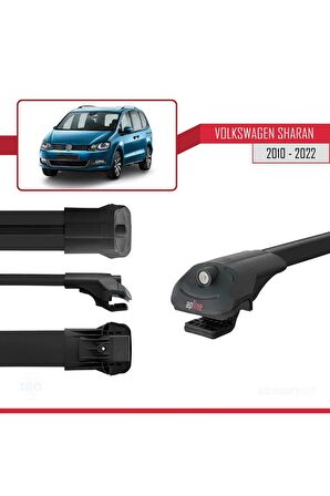 Volkswagen Sharan 2010-2022 Arası Ile Uyumlu Ace-1 Ara Atkı Tavan Barı Siyah
