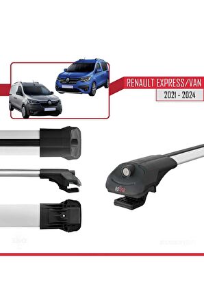 Renault Express 2021 ve Sonrası ile Uyumlu ACE-1 Ara Atkı Tavan Barı GRİ
