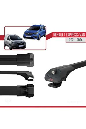 Renault Express 2021 ve Sonrası ile Uyumlu ACE-1 Ara Atkı Tavan Barı SİYAH