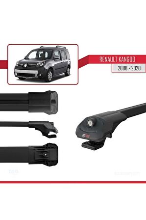Renault Kangoo 2008-2020 Arası ile uyumlu ACE-1 Ara Atkı Tavan Barı SİYAH