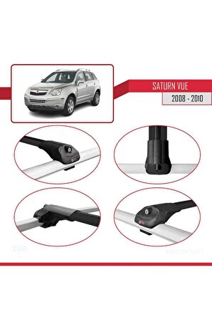 Saturn Vue Opel Antara 2008-2010 Arası ile uyumlu ACE-1 Ara Atkı Tavan Barı SİYAH