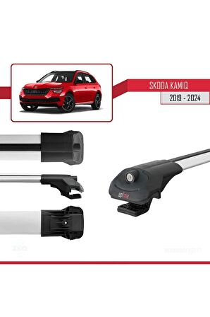Skoda Kamiq 2019 ve Sonrası ile uyumlu ACE-1 Ara Atkı Tavan Barı GRİ