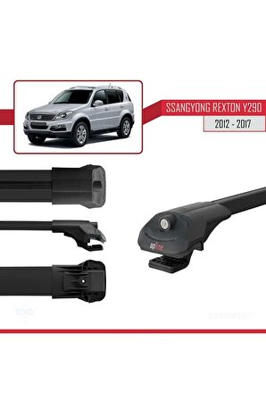 Ssangyong Rexton (Y290) 2012-2017 Arası ile uyumlu ACE-1 Ara Atkı Tavan Barı SİYAH