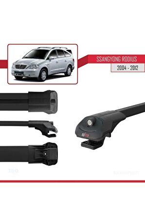Ssangyong Rodius 2004-2012 Arası ile uyumlu ACE-1 Ara Atkı Tavan Barı SİYAH