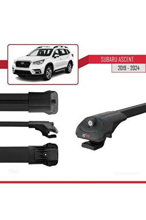 Subaru Ascent 2019 ve Sonrası ile uyumlu ACE-1 Ara Atkı Tavan Barı SİYAH