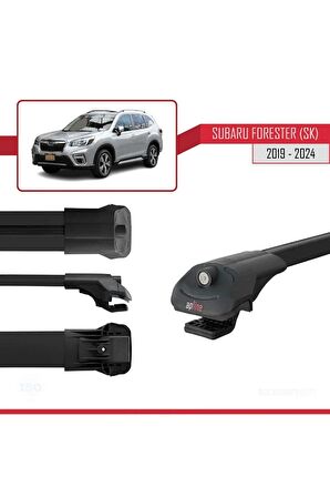 Subaru Forester (SK) 2019 ve Sonrası ile uyumlu ACE-1 Ara Atkı Tavan Barı SİYAH