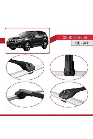 Subaru Forester 2013-2018 Arası ile uyumlu ACE-1 Ara Atkı Tavan Barı SİYAH