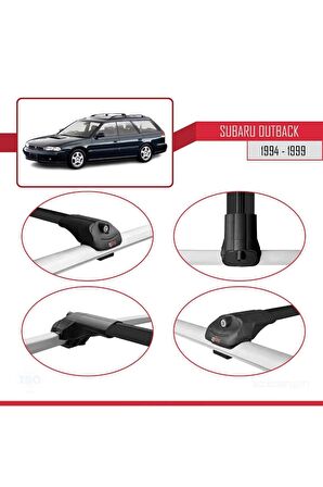 Subaru Outback 1994-1999 Arası ile uyumlu ACE-1 Ara Atkı Tavan Barı SİYAH