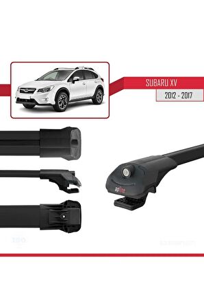 Subaru XV 2012-2017 Arası ile uyumlu ACE-1 Ara Atkı Tavan Barı SİYAH