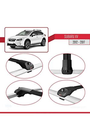 Subaru XV 2012-2017 Arası ile uyumlu ACE-1 Ara Atkı Tavan Barı SİYAH