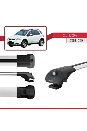 Suzuki SX4 2006-2013 Arası ile uyumlu ACE-1 Ara Atkı Tavan Barı GRİ