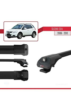Suzuki SX4 2006-2013 Arası ile uyumlu ACE-1 Ara Atkı Tavan Barı SİYAH