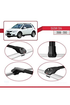 Suzuki SX4 2006-2013 Arası ile uyumlu ACE-1 Ara Atkı Tavan Barı SİYAH