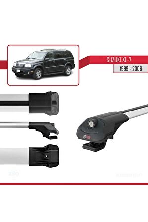 Suzuki XL-7 1999-2006 Arası ile uyumlu ACE-1 Ara Atkı Tavan Barı GRİ