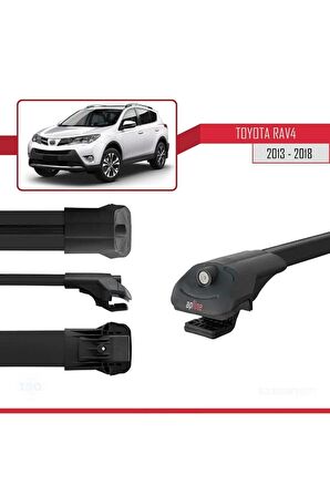 Toyota RAV4 2013-2018 Arası ile uyumlu ACE-1 Ara Atkı Tavan Barı SİYAH