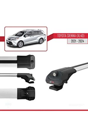 Toyota Sienna (XL40) 2021 ve Sonrası ile uyumlu ACE-1 Ara Atkı Tavan Barı GRİ