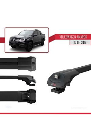Volkswagen Amarok 2010-2016 Arası ile uyumlu ACE-1 Ara Atkı Tavan Barı SİYAH