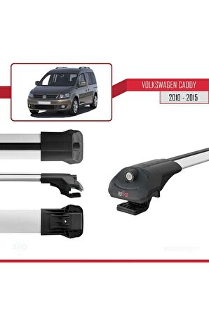 Volkswagen Caddy 2010-2015 Arası ile uyumlu ACE-1 Ara Atkı Tavan Barı GRİ