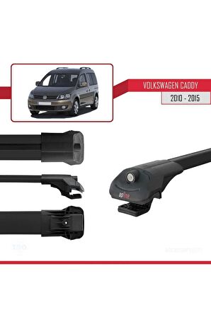 Volkswagen Caddy 2010-2015 Arası ile uyumlu ACE-1 Ara Atkı Tavan Barı SİYAH
