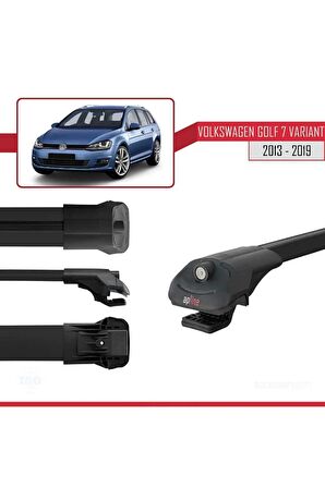 Volkswagen Golf (7) VARIANT 2013-2019 Arası ile uyumlu ACE-1 Ara Atkı Tavan Barı SİYAH