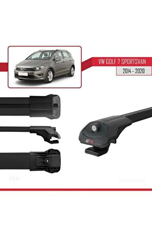 Volkswagen Golf 7 SPORTSVAN 2014-2020 Arası ile uyumlu ACE-1 Ara Atkı Tavan Barı SİYAH