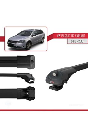 Volkswagen Passat (B7) VARIANT 2010-2015 Arası ile uyumlu ACE-1 Ara Atkı Tavan Barı SİYAH
