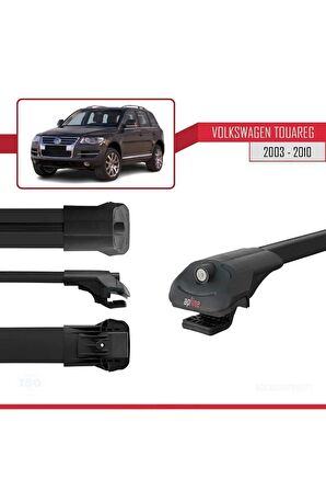 Volkswagen Touareg 2003-2010 Arası ile uyumlu ACE-1 Ara Atkı Tavan Barı SİYAH