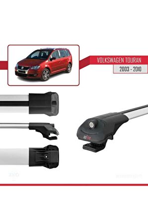 Volkswagen Touran 2003-2010 Arası ile uyumlu ACE-1 Ara Atkı Tavan Barı GRİ