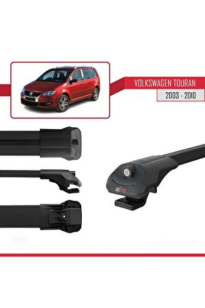 Volkswagen Touran 2003-2010 Arası ile uyumlu ACE-1 Ara Atkı Tavan Barı SİYAH