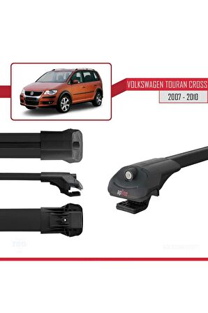 Volkswagen Touran CROSS 2007-2010 Arası ile uyumlu ACE-1 Ara Atkı Tavan Barı SİYAH